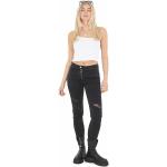 Schwarze Brave Soul Ripped Jeans & Zerrissene Jeans mit Reißverschluss aus Denim für Damen Größe M 