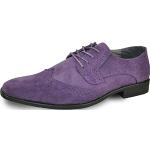 Violette Business Hochzeitsschuhe & Oxford Schuhe mit Schnürsenkel in Breitweite aus Leder für Herren Größe 48 