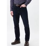 Reduzierte Blaue Brax Cadiz Straight Leg Jeans mit Reißverschluss aus Baumwolle für Herren 