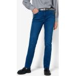 Reduzierte Blaue Atmungsaktive Brax Carola 5-Pocket Jeans aus Denim für den für den Winter 