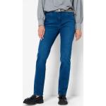 Reduzierte Blaue Atmungsaktive Brax Mary 5-Pocket Jeans aus Denim Übergrößen für den für den Winter 