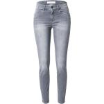 Graue Brax Ana Ankle-Jeans mit Reißverschluss aus Denim enganliegend für Damen 