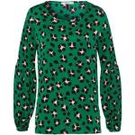 Grüne Unifarbene Brax Stehkragen Blusenshirts & Schlusen für Damen für den für den Frühling 