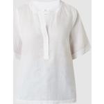 Reduzierte Weiße Brax Blusenshirts & Schlusen aus Leinen für Damen Größe M 