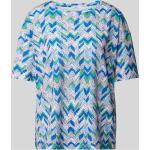 Blaue Brax Blusenshirts & Schlusen aus Polyester für Damen Größe L 