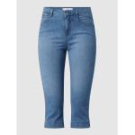 Reduzierte Hellblaue Brax Shakira Bio Capri-Jeans aus Baumwollmischung für Damen Größe S 