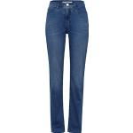 Reduzierte Blaue Brax Carola Slim Fit Jeans aus Denim für Damen Größe M 