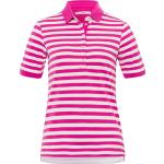 BRAX Damen Poloshirt Style Cleo Flush pink/Weiss - 40