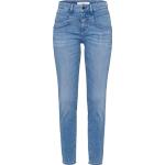 Reduzierte Blaue Brax Ana Push Up Jeans mit Reißverschluss aus Denim für Damen Weite 26 