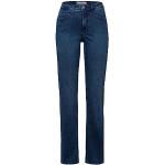 Reduzierte Blaue Brax Carola 5-Pocket Jeans aus Denim für Damen Weite 42 