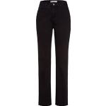 Reduzierte Schwarze Brax Carola 5-Pocket Jeans aus Denim für Damen Weite 34 für den für den Sommer 