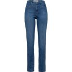 Reduzierte Hellblaue Brax Carola 5-Pocket Jeans aus Denim für Damen Weite 27 
