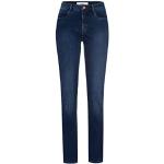Reduzierte Dunkelblaue Brax Mary Slim Fit Jeans aus Baumwollmischung für Damen Weite 29 