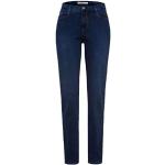 Reduzierte Blaue Brax Mary Slim Fit Jeans aus Baumwollmischung für Damen Weite 42 