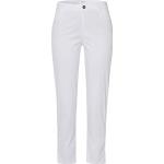 Reduzierte Weiße Brax Mary 5-Pocket Hosen aus Baumwollmischung für Damen Weite 31 für den für den Sommer 