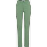 Grüne Brax Feel Good 5-Pocket Jeans aus Denim für Damen 