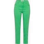 Apfelgrüne Brax Feel Good 5-Pocket Jeans aus Denim für Damen 