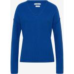 Reduzierte Blaue Brax Feel Good Damensweatshirts aus Wolle Größe XS 
