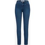 Reduzierte Blaue Brax Feel Good 5-Pocket Jeans aus Denim für Damen 