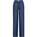 Dunkelblaue Brax Feel Good Wide Leg Jeans & Relaxed Fit Jeans aus Denim für Damen Größe XS 