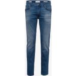 Blaue Brax Feel Good 5-Pocket Jeans aus Denim für Herren Weite 30, Länge 30 
