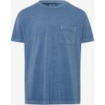 Blaue Brax Feel Good T-Shirts aus Jersey für Herren Größe XS 