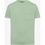 Grüne Brax Feel Good T-Shirts aus Jersey für Herren Größe XS 
