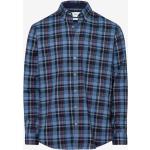 Hellblaue Karo Brax Feel Good Flanellhemden aus Flanell für Herren Größe 3 XL für den für den Winter 