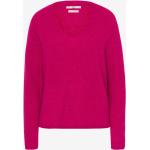 Reduzierte Pinke Brax Feel Good Damensweatshirts aus Wolle Größe XL 
