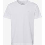 Reduzierte Weiße Brax Feel Good T-Shirts aus Baumwolle für Herren Größe XS 