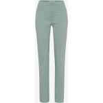 Grüne Brax Feel Good 5-Pocket Jeans aus Denim für Damen 