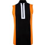 Orange Brax Golf Damenpoloshirts & Damenpolohemden mit Reißverschluss aus Polyamid 