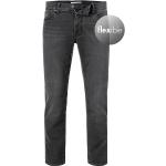 Dunkelgraue Bestickte Brax Modern Jeans mit Stickerei aus Denim für Herren Weite 33, Länge 30 