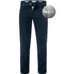 Mitternachtsblaue Bestickte Brax Cadiz Jeans mit Stickerei aus Denim für Herren Weite 30, Länge 30 