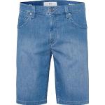 Hellblaue Brax Bali Jeans-Bermudas aus Denim für Herren Weite 36 für den für den Sommer 