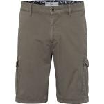 Khakifarbene Brax Brazil Cargo-Shorts mit Knopf für Herren Weite 34 für den für den Sommer 