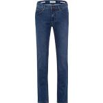 Reduzierte Blaue Brax Cadiz Straight Leg Jeans aus Baumwollmischung für Herren Weite 42 