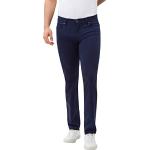 Blaue Brax Cadiz 5-Pocket Jeans mit Knopf aus Denim für Herren Größe L Weite 35 