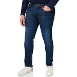 Reduzierte Blaue Vintage Brax Chris 5-Pocket Jeans Raw aus Denim für Herren Weite 33 