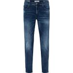 Blaue Vintage Brax Chris 5-Pocket Jeans aus Denim für Herren Weite 32 