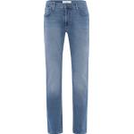 Reduzierte Hellblaue Brax Chuck Straight Leg Jeans aus Baumwollmischung für Herren Weite 35 