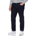 Dunkelblaue Brax Cooper Denim 5-Pocket Jeans aus Baumwollmischung für Herren Weite 31 