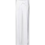 Weiße Unifarbene Brax Farina Leinenhosen aus Leinen für Damen Größe L 