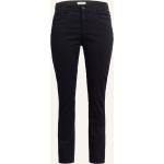 Reduzierte Dunkelblaue Brax Mary 5-Pocket Hosen mit Reißverschluss aus Baumwolle für Damen Größe XL 