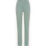 Mintgrüne Brax Mary 5-Pocket Jeans mit Reißverschluss aus Baumwollmischung für Damen Größe XS für den für den Sommer 