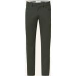 Olivgrüne Brax Modern 5-Pocket Hosen mit Reißverschluss aus Jersey für Herren 