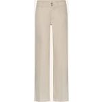 Weiße Brax Maine Wide Leg Jeans & Relaxed Fit Jeans mit Reißverschluss aus Baumwollmischung für Damen Größe L 