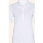 Weiße Brax Cleo Damenpoloshirts & Damenpolohemden aus Baumwollmischung Größe L für den für den Sommer 