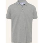 Hellgraue Casual Brax Pete Herrenpoloshirts & Herrenpolohemden aus Baumwolle Größe 4 XL für den für den Sommer 