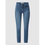 Reduzierte Blaue Bestickte Brax Ana Jeans mit Stickerei mit Reißverschluss aus Baumwollmischung für Damen Größe M 